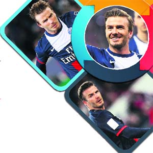 David Beckham was the highest paid footballer in the world