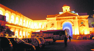 The Municipal Corporation building in Amritsar. 
