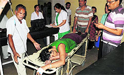 A woman was rescued from the Thermal lake after an alleged suicide bid. She had to be rushed to the Civil Hospital, Bathinda for treatment