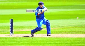 Dinesh Karthik scored an unbeaten ton against Australia in a warm-up game for Champions Trophy in Cardiff on Tuesday. 