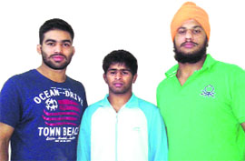 Three wrestlers, Santosh Kumar Yadav (50 kg), Prabhpal Singh (84 kg) and Gurpreet Singh (74 kg), from Gulzar Wrestling Akhara, Zirakpur, have also made it to the final list of the Asian Junior Wrestling Championship in Chandigarh. 