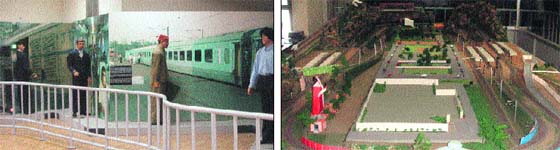 A view of the Railway Gallery which will be opened to the public at Pushpa Gujral Science City in Kapurthala on Friday