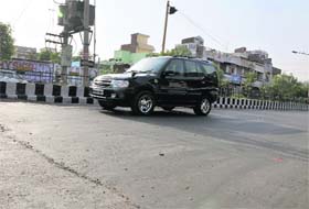 Unpainted speed breakers catch commuters unaware on city roads