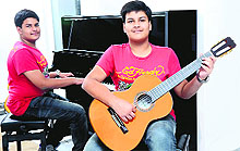 Eash and (right) Eashan Goyal