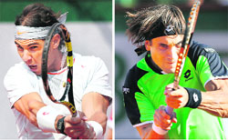 Rafael Nadal and David Ferrer 
