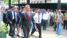 Justice AM Khanwilkar, Chief Justice, Himachal High Court, on his visit to Mandi