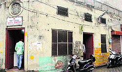 A view of the Red Cross dispensary in Central Town which the administration plans to shift to Bashirpura in Jalandhar
