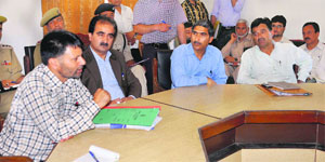 Additional Secretary, GAD, Bashir Ahamd Dar addresses officers for best implementation of Public Service Guarantee Act. 