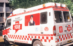 A file photo of an ambulance.