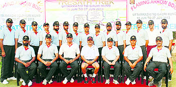 The trekking team of the Armoured Regiment in Amritsar