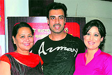 Sunita Dhir, Gavie Chahal & Misha Chaudhary. Photo: S Chandan