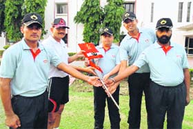 The flagging-off ceremony in Amritsar