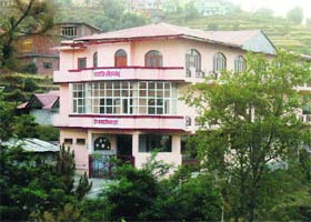 An edifice of the Yog Manav Vikas Trust, Banikhet, near Dalhousie