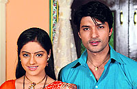The lead pair of Diya Aur Baati Hum
