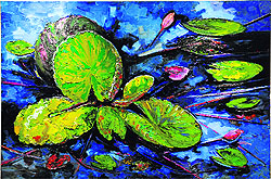 A painting by Mukesh Kumar
