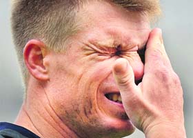 David Warner again finds himself in trouble