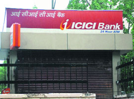 The ICICI Bank ATM at Sector 5 in Panchkula, where the thieves had made a theft attempt. 