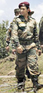 MS Dhoni and his boys visited Delta Force, a game and entertainment centre where grown men play war games