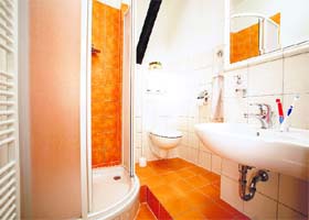 Even a small bathroom can be made luxurious with a little imagination and right accessories
