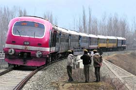 The 18.5 km stretch from Qazigund to Banihal includes a tunnel under the Pir Panjal Range that is the longest in India