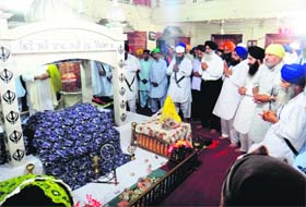 The PSGPC observes Guru Arjan Dev's martyrdom day in Lahore on Sunday