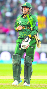 Misbah was the saving grace with the bat, along with Jamshed