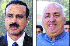 NC leader Sajjad Ahmed Kichloo and Congress leader Abdul Majid Wani engaged in war of words