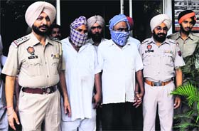 The accused in police custody in Ludhiana on Monday