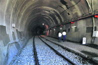 a tunnel on the Pir Panjal range