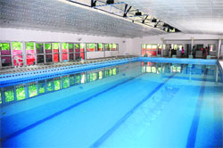 An all-weather swimming pool at Sector 23 in Chandigarh. Tribune photo: S Chandan