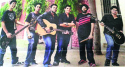 A rock band in Ludhiana. A Tribune photograph