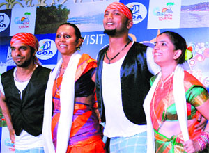 Artistes from Goa present a traditional dance during a three-day expo organised by Goa Tourism at a hotel in Sector 17 in Chandigarh on Friday.