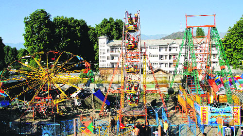 People enjoy ferry ride at the fair