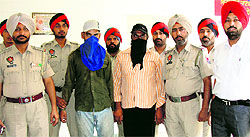 The accused in police custody in Ludhiana on Friday