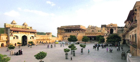 Amber Fort in Rajasthan that got World Heritage site status on Friday.  PTI