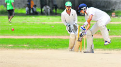 A match in progress at SCD Government College in Ludhiana.