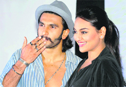 Ranveer Singh and Sonakshi Sinha