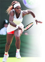 Serena Williams didnt break a sweat while overpowering Caroline Garcia on Thursday.