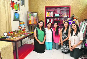 Famous five: (L-R) Deepti chandola, Richa saxena, Avneet sabharwal, Vijeta & anna