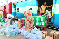  For want of coordination, relief material pouring in all over the country is being dumped at either Dehradun or Rishikesh.