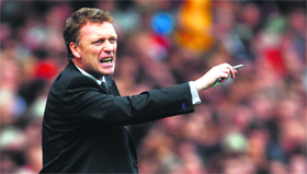 David Moyes will feel the pressure of succeeding Sir Alex as he starts his campaign as Man U manager.