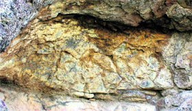 A rock painting found in Tosham in Bhiwani.