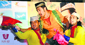 Bollywood actor Imran Khan during a promotional event of his upcoming movie, Once upon a time Mumbai 2, in Gurgaon.
