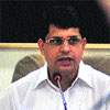 DC Rahul Tewari addresses a press conference in Ludhiana.
