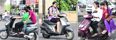 Children aged less than 18 drive with impunity on Jalandhar roads. 