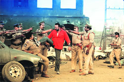 A still from Policegiri