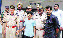 Vijay, alias Kale, in the custody of the CIA staff at Sonepat on Saturday
