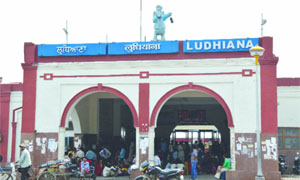 The Ludhiana railway station. 