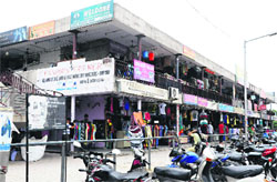Krishna Market in Sector 41, Chandigarh. 