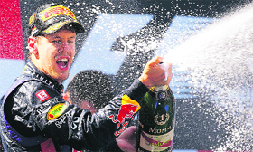 Germanys Sebastian Vettel  won the race.